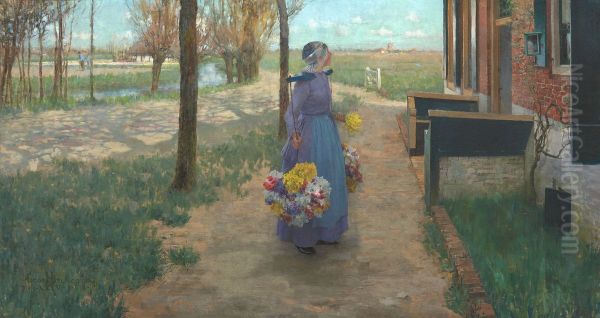 Flower Girl in Holland - view 1