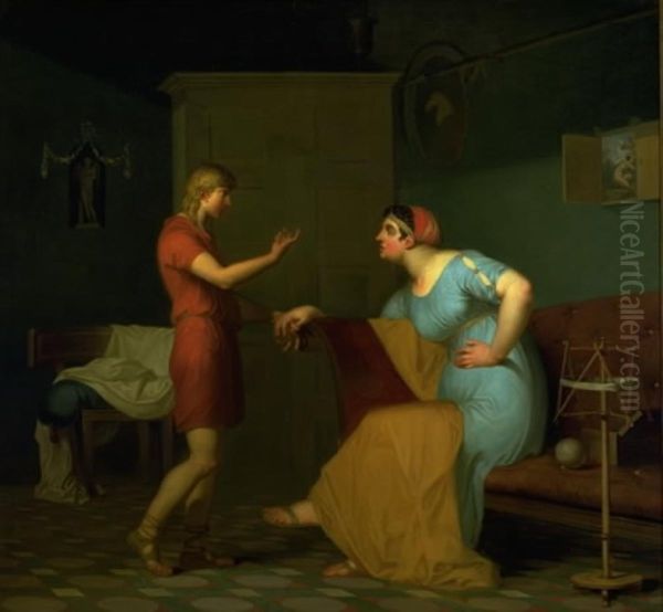 Papirius and his Mother - view 1