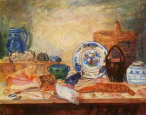 Still Life with Fish and Shells by James Ensor