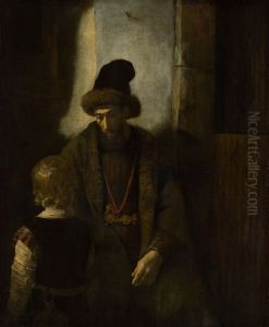 Jacob's Farewell to Benjamin by Rembrandt