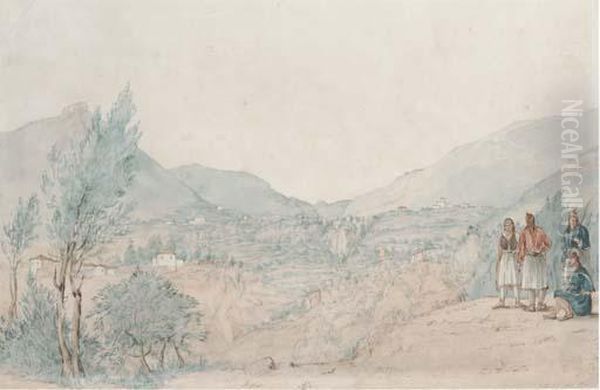 Waterfall At The Source Of The Cocytus, Near Parga - view 1