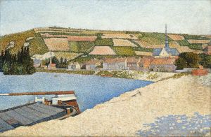 Les Andelys, Cote d'Aval by Paul Signac