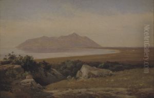 Monte Circeo Seen from the District of Terracina by Jorgen Valentin Sonne