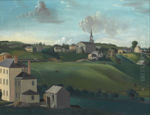 Meetinghouse Hill, Roxbury, Massachusetts by John Ritto Penniman