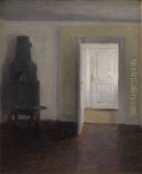 Interior. An Old Stove - view 1