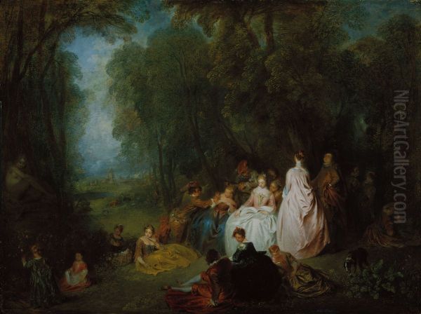 Fete champetre (Pastoral Gathering) - view 1