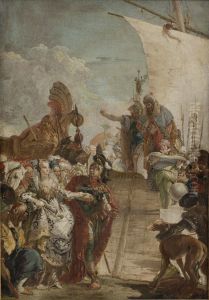 Anthony Leading Cleopatra on board Anthony Leading Cleopatra on board