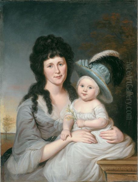 Mrs. John Nicholson (Hannah Duncan) and John Nicholson, Jr. - view 1