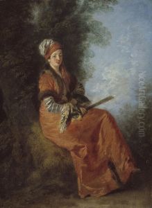 The Dreamer (La Reveuse) by Jean-Antoine Watteau