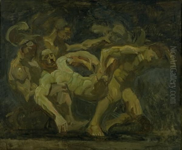 The Fight for the Corpse of Patroclus - view 1
