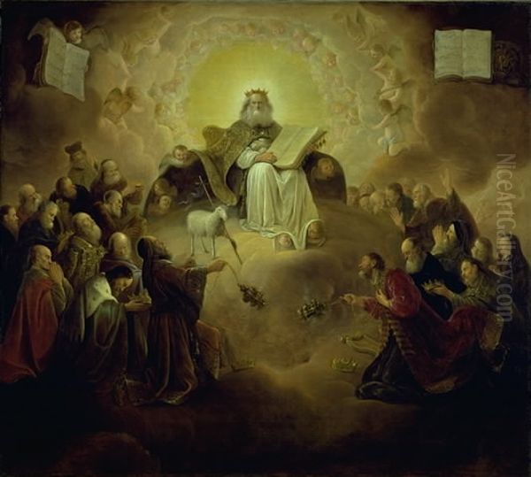 The Twenty-Four Elders Kneeling before the Lamb - view 1