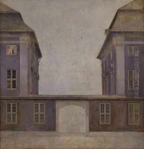 The Buildings of the Asiatic Company, seen from St. Annae Street by Vilhelm Hammershoi
