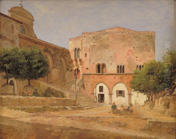 The Market Place in Priverno - view 1