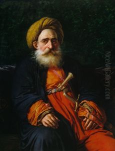 Portrait of the Katchef Dahouth, Christian Mameluke by Anne-Louis Girodet de Roucy-Triosson