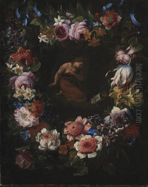 A Wreath of Flowers - view 1