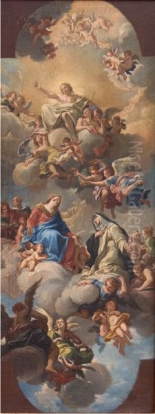 Mary Introducing St Catherine of Siena to Christ - view 1