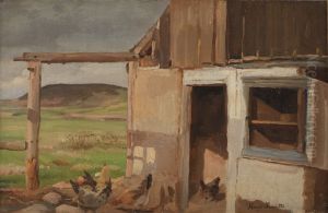 Hus med honsegard Hus med honsegard