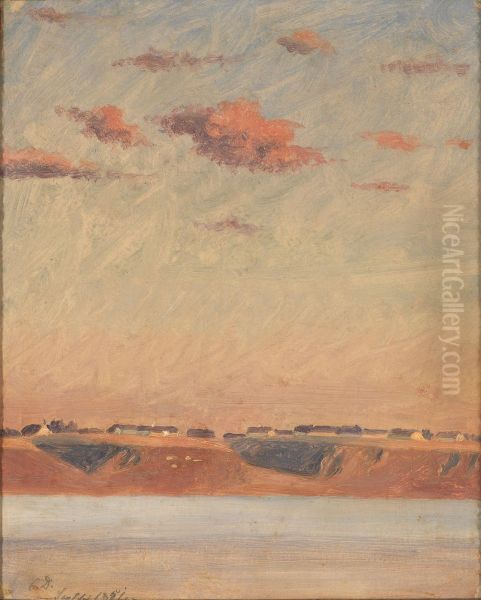 The Lim Fjord in Jutland. Study - view 1