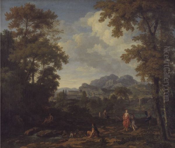 Classical Landscape with Diana (?) and her Nymphs - view 1