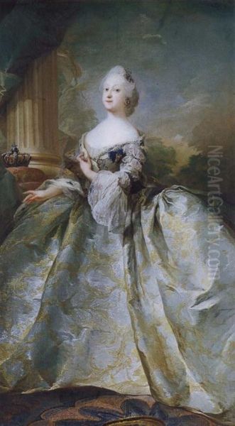 Portrait of Queen Louise of Denmark - view 1