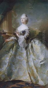 Portrait of Queen Louise of Denmark by Carl Gustaf Pilo