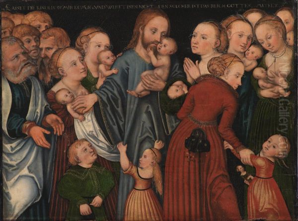 Christ Blessing the Children - view 1