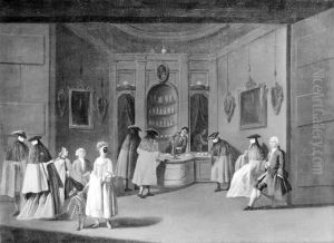 Masked and Unmasked Persons at the Confectioner's