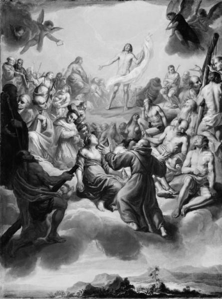 The Glorification of Christ surrounded by Saints - view 1