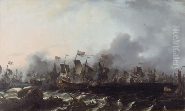 The Four Day's Battle, 11-14 June 1666 - view 1