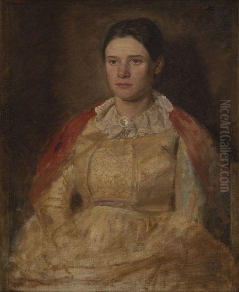 Agnete Skovgaard, f. Lange, kunstnerens hustru. - view 1