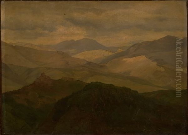 Bjerglandskab ved Civitella - view 1