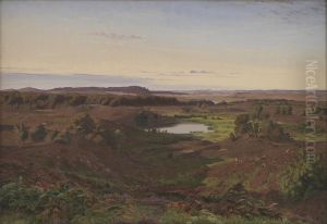 Landscape in the North of Zealand. Afternoon by Vilhelm Kyhn
