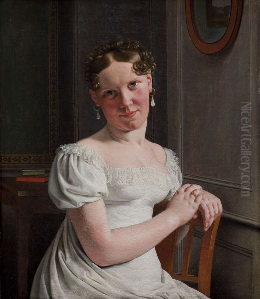 Julie Eckersberg, nee Juel, the Artist's Second Wife - view 1