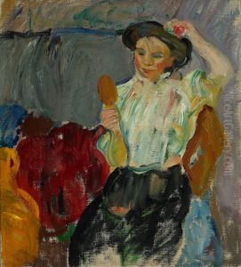 Lady with Hand Mirror