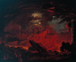 Fallen angels in Hell by John Martin