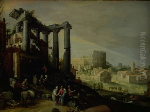 Landscape with a View of Campo Vaccino in Rome - view 1