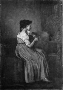 Study of a Seated Girl