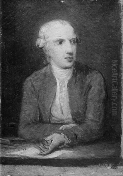 Portrait of a Man. Probably a study for the portrait (1785) of the sculptor C. F. Stanley in the Royal Academy of Fine Arts in Copenhagen - view 1