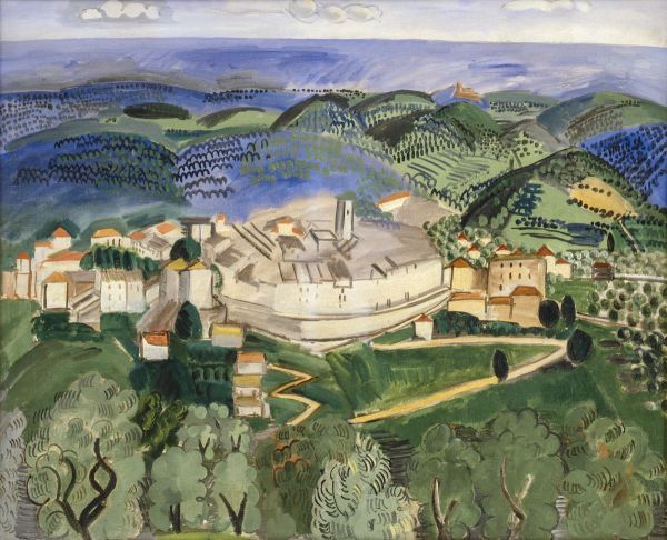 Landskab ved Vence i Provence - view 1