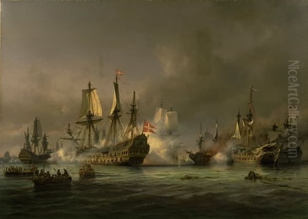 En episode af soslaget i Koge Bugt 1677 - view 1