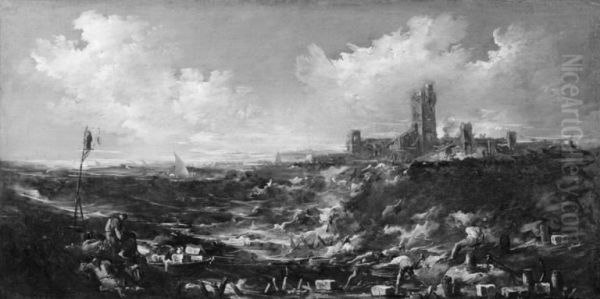 The Monks' Prayer by the Sea - view 1