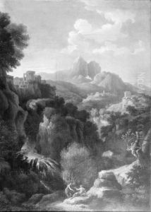 Landscape with the Temple of Sibyl in Tivoli