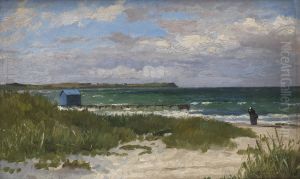 Kystlandskab. Hornbaek by Carl Locher