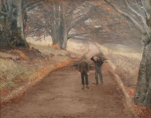 Gangsti ved Herlufsholm by Laurits Andersen Ring