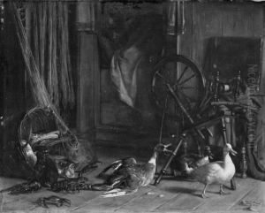 En forstyrret middagssovn by Carl Heinrich Bloch