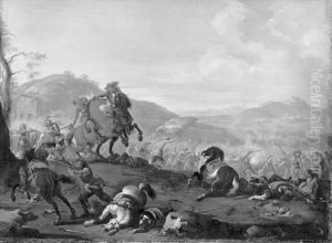 Battle Scene by Jacques Courtois