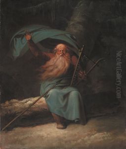 Ossian Singing His Swan Song by Nicolai Abildgaard