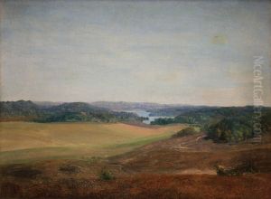 Landscape near Silkeborg, Jutland by Dankvart Dreyer