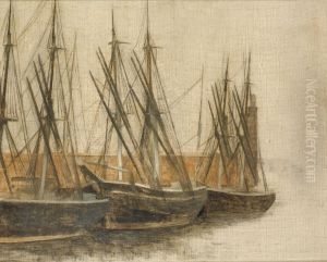 From Christianshavn's Canal, Copenhagen by Vilhelm Hammershoi