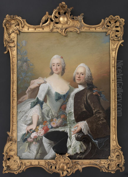The Court Jeweller Christopher Fabritius and his Wife Gundel, nee Berntz - view 1